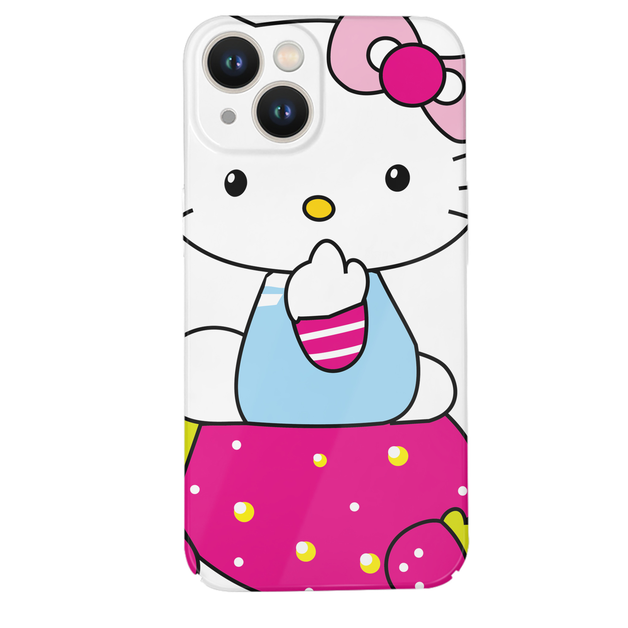 （画像用） Hello Kitty ハローキティ 【iPhone 14シリーズ対応】ハードケース
